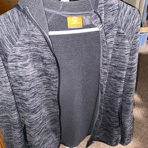 Grey athletic jacket